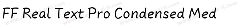 FF Real Text Pro Condensed Medium字体转换